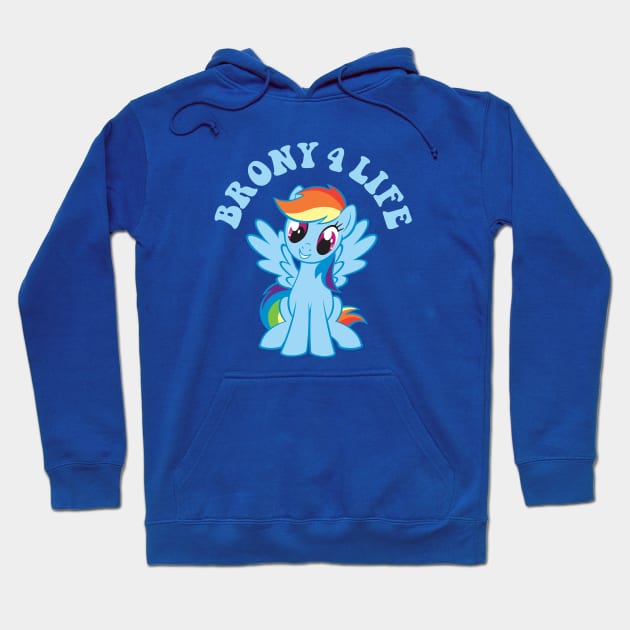 My little pony - BRONY 4 LIFE Hoodie by KERZILLA